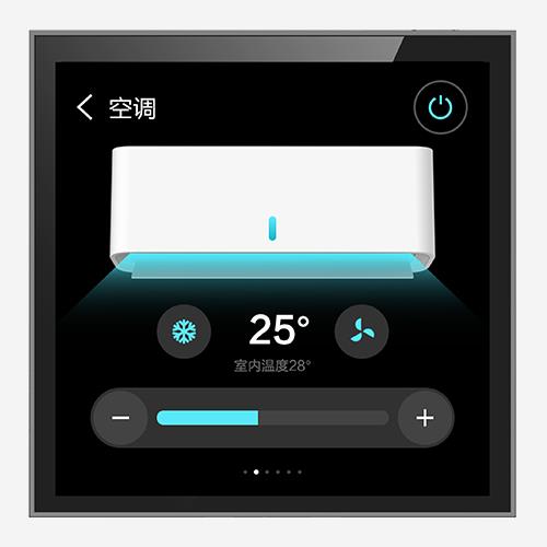 全面彩屏智能四合一温控器